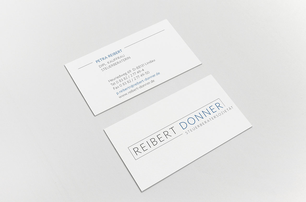 Reibert und Donner - Visitenkarten